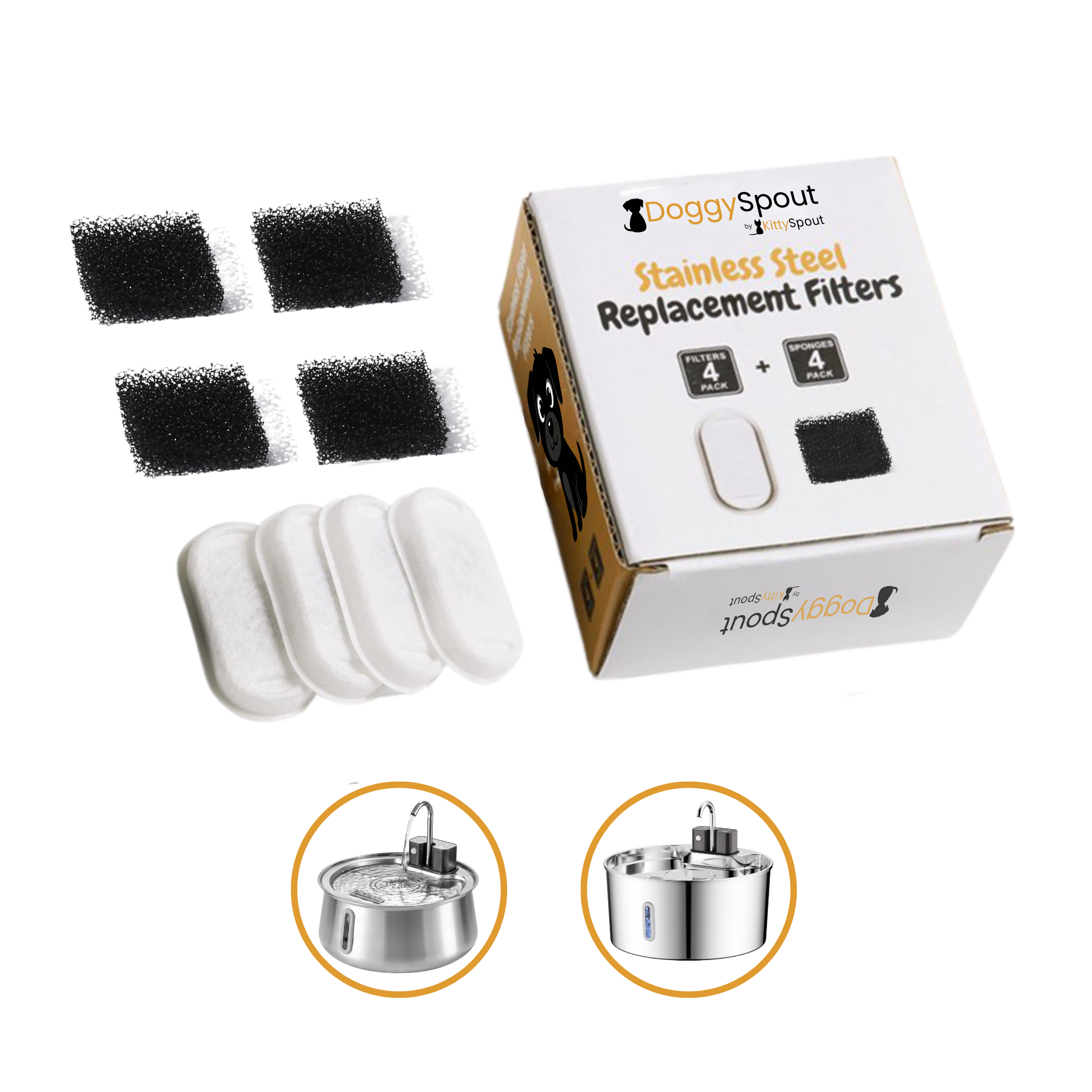 Buybae  Fountain Filters 1-month